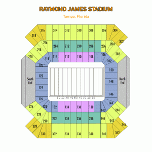 Stadium Seating Chart | Tampa Bay Buccaneers Tickets